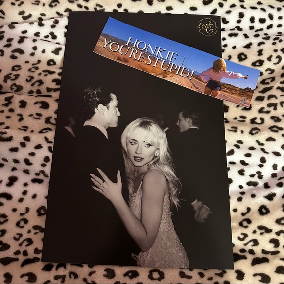 sabrina carpenter poster and bumper sticker - Picture 1 of 1